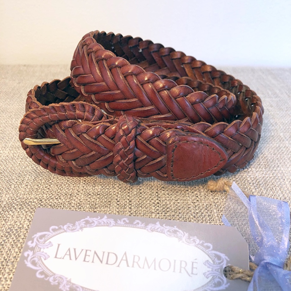 Polo Ralph Lauren | Sable Braided Leather Belt